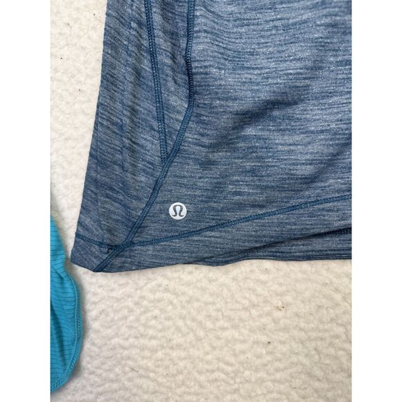 Lululemon Racerback Tank Top Womens Medium Blue Grey Swiftly Tech Run Yoga Gym - Picture 8 of 10